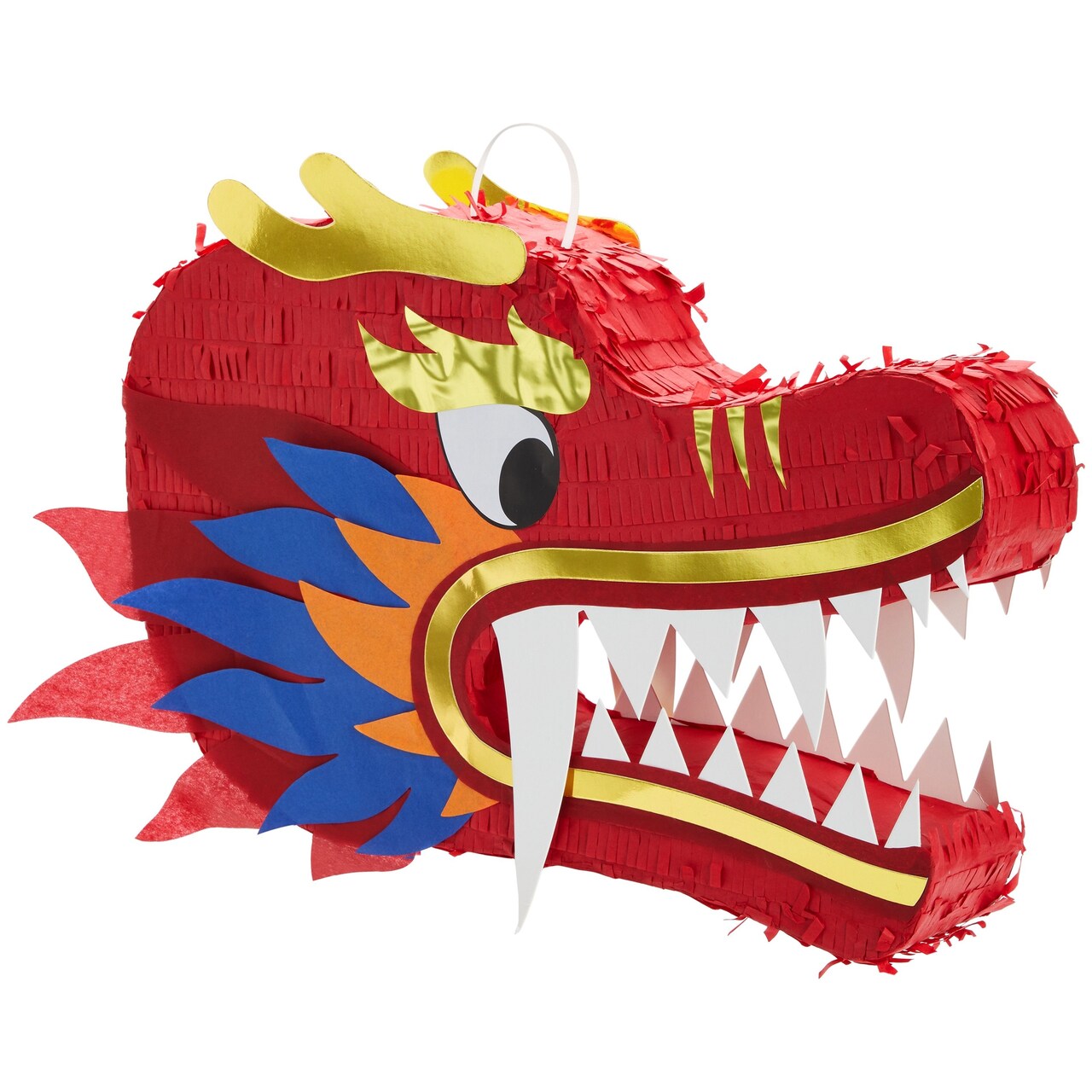 Dragon Pinata - Chinese Dragon Head, Dragon Birthday Party Supplies, 2025 Chinese New Year Decorations (16.5x11x3 In)